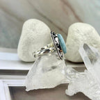 Open Size Larimar Ring
