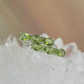 Peridot Three Stone Ring