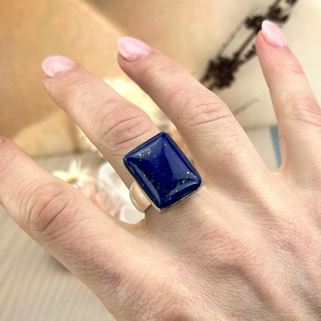 Lapis Lazuli Silver Ring