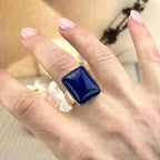 Lapis Lazuli Silver Ring