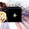 Killiecrankie Diamond Pear Cut Sterling Silver & 9ct Yellow Gold Ring By Lauren Harris