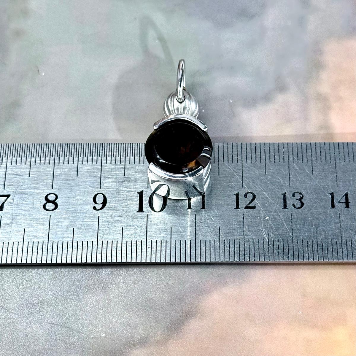 Smokey Quartz Chunky Pendant