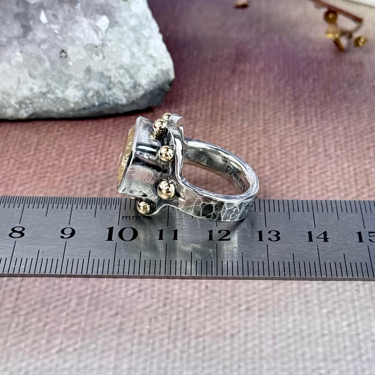 Gold And Silver Medieval Ring