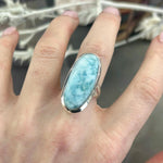 Larimar Ring For Small Finger