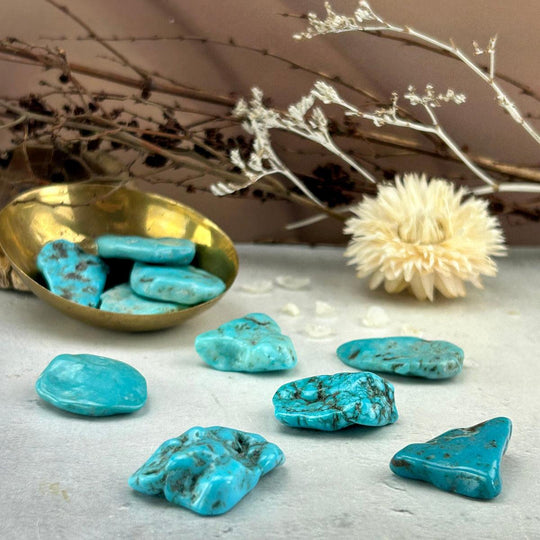Turquoise Tumbled Stones
