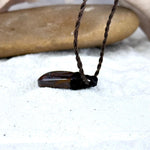 Boulder Opal & Leather Cord Talisman Necklaces