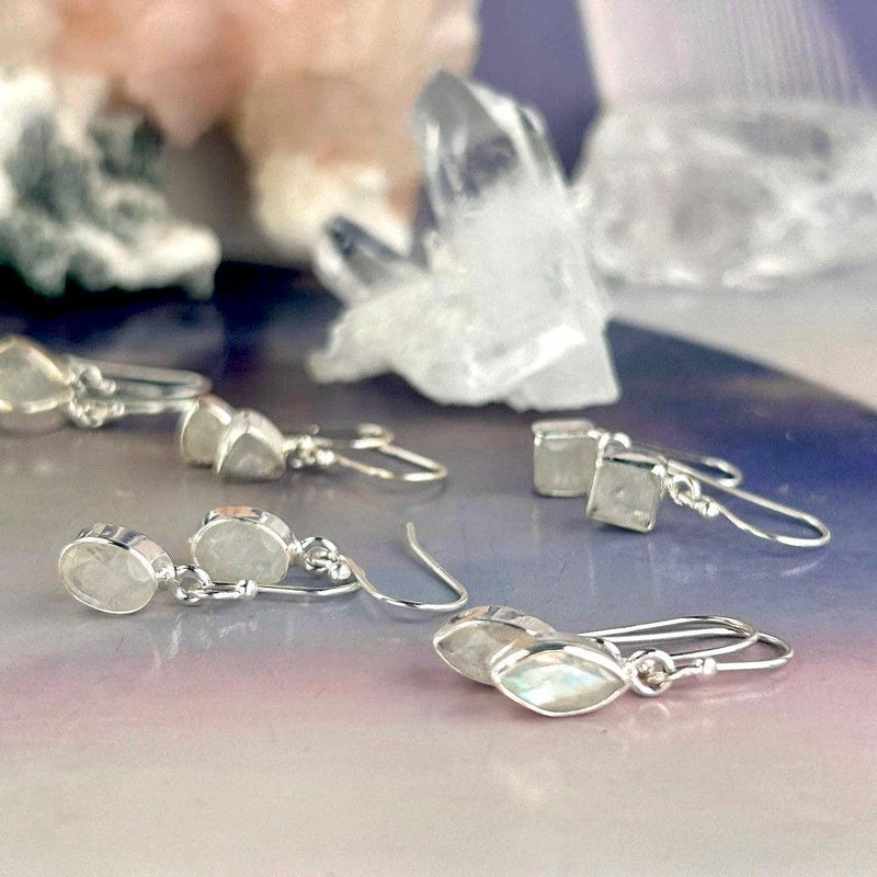 Everyday Moonstone Earrings