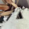 Pyramid Crystal Earrings