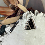 Pyramid Crystal Earrings