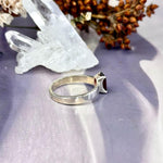 Garnet Emerald Cut Ring