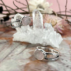 Oval Rose Quartz Ring