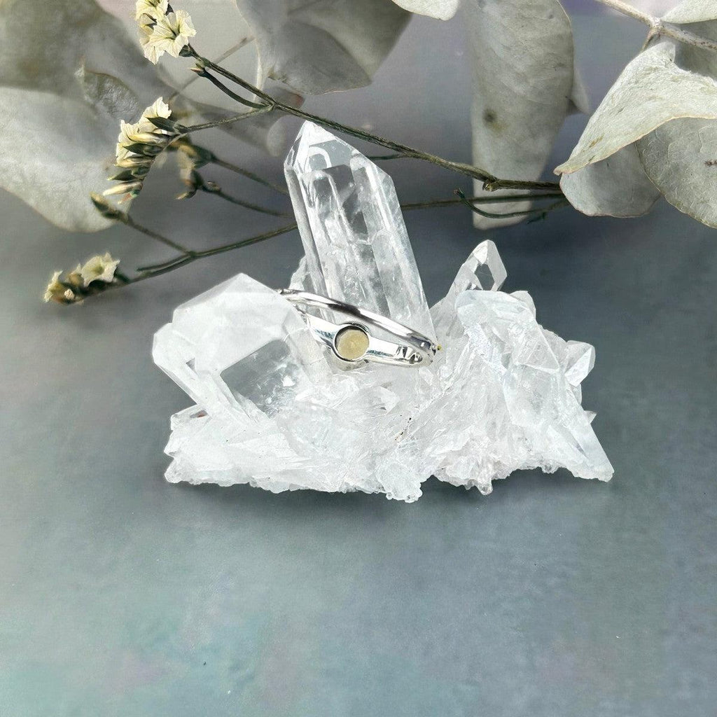 Citrine Crystal Ring