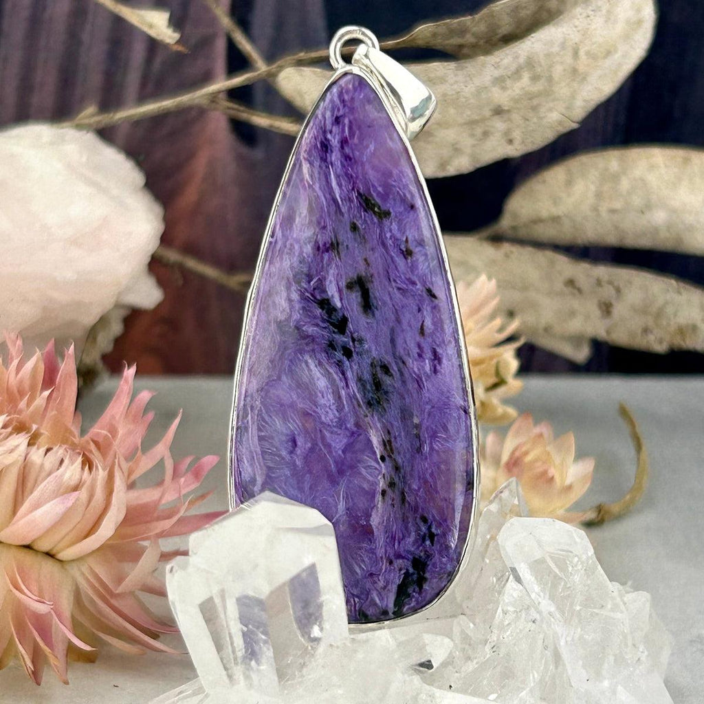 Charoite Crystal Pendant