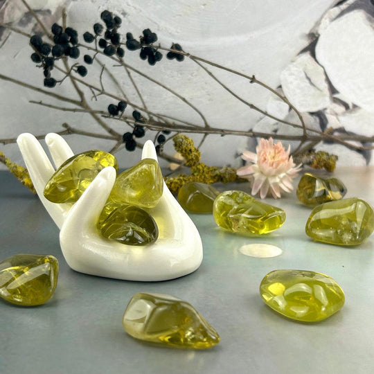 Lemon Quartz Tumbled Stones