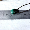 Malachite & Leather Cord Talisman Necklaces (Small & Extra Small)