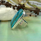 Chrysocolla With Malachite Ring