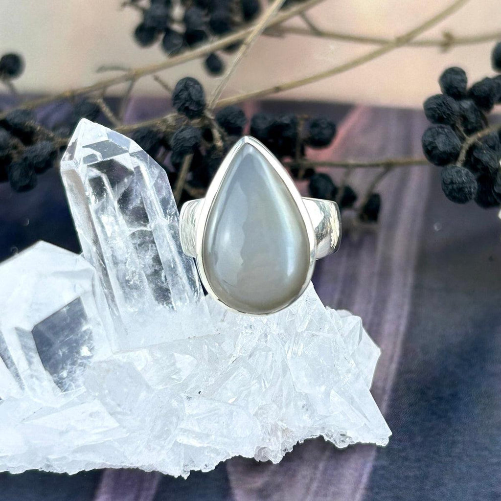 Grey Cat's Eye Moonstone Jewellery