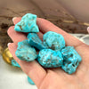 Turquoise Crystal Pieces