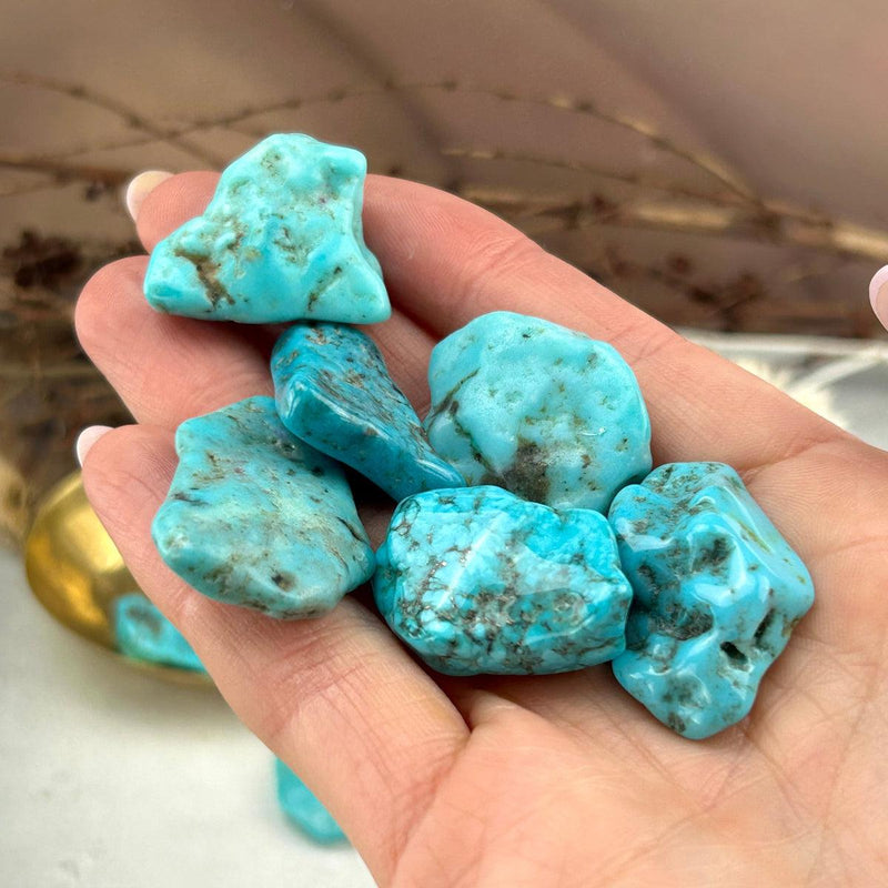 Turquoise Crystal Pieces