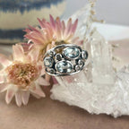 Contemporary Blue Topaz Ring