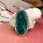 Long Oval Apatite Pendant