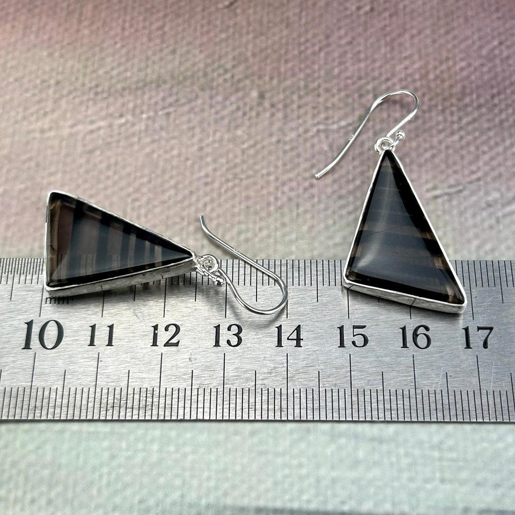 Midnight Lace Obsidian Earrings