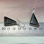 Midnight Lace Obsidian Earrings