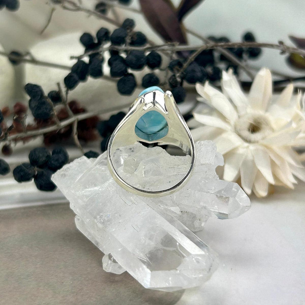 Real Larimar Ring