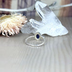 Assorted Gemstone Oval Twist Band Rings