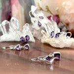 Amethyst Delicate Drop Earrings
