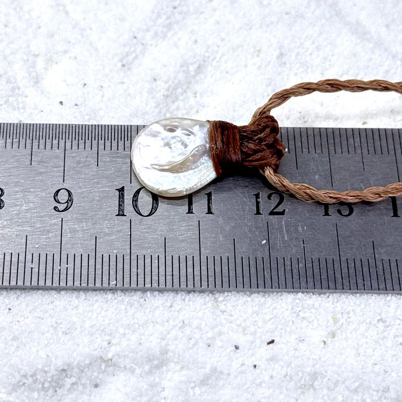 Freshwater Pearl & Leather Cord Talisman Necklaces