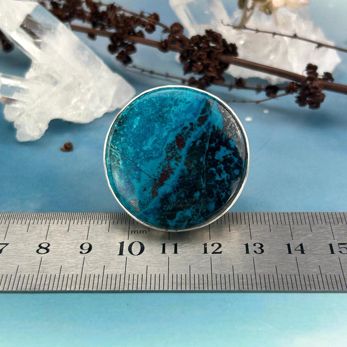 Large Round Crystal Ring