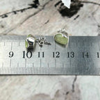 Pale Green Crystal Studs