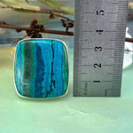 Chrysocolla Feature Ring