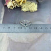 Sapphire Brilliant Cut V Ring