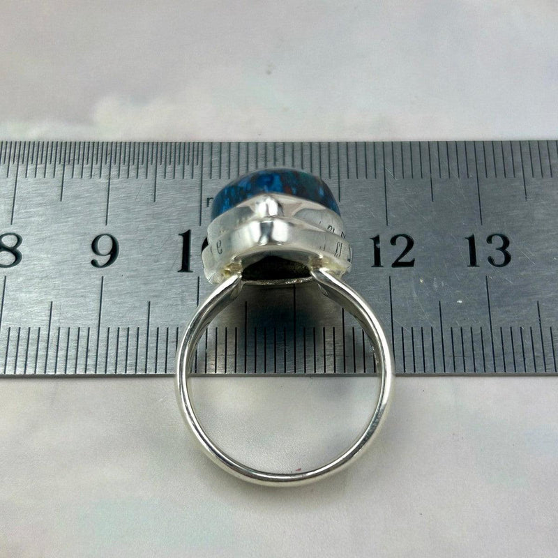 Pear Shape Shattuckite Ring
