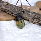 Green And Pink Stone Necklace
