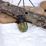 Green And Pink Stone Necklace