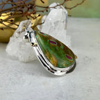 Bright Pink And Green Crystal