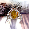 Cognac Amber Cuff Bracelet