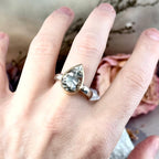 Handmade White Topaz Ring