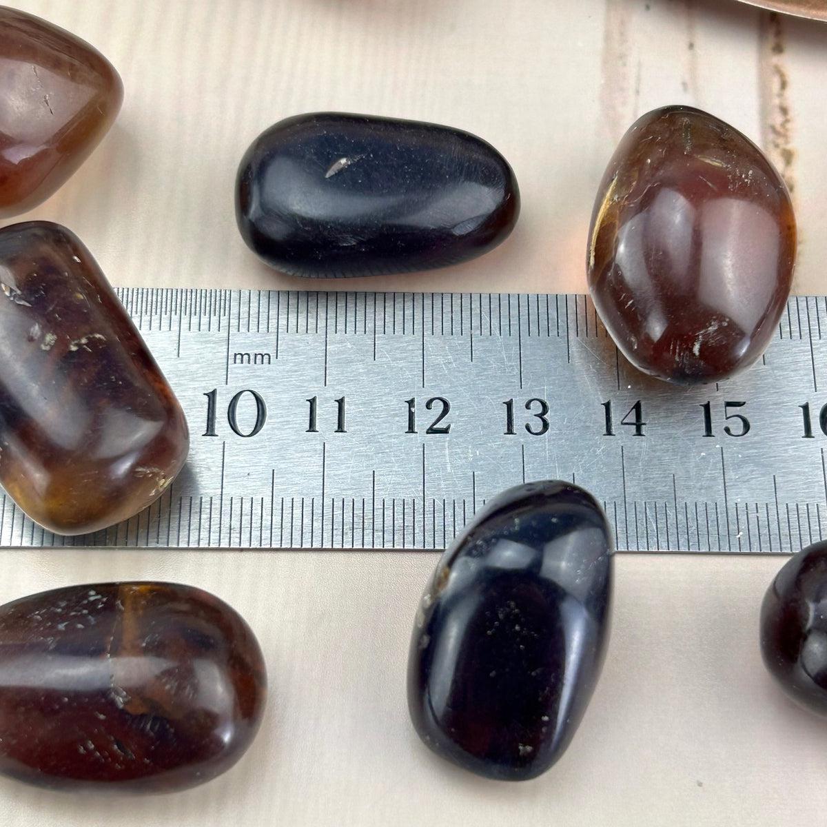 Polished Blue Amber Stone