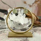 Prehnite Studs