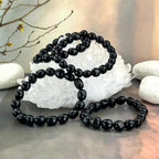 Black Obsidian 8mm Bead Bracelet