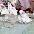 Dainty Rose Quartz Earrings
