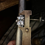 Ice Blue Sri Lankan Topaz Chunky Ring By Lauren Harris