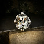 Ice Blue Sri Lankan Topaz Chunky Ring By Lauren Harris