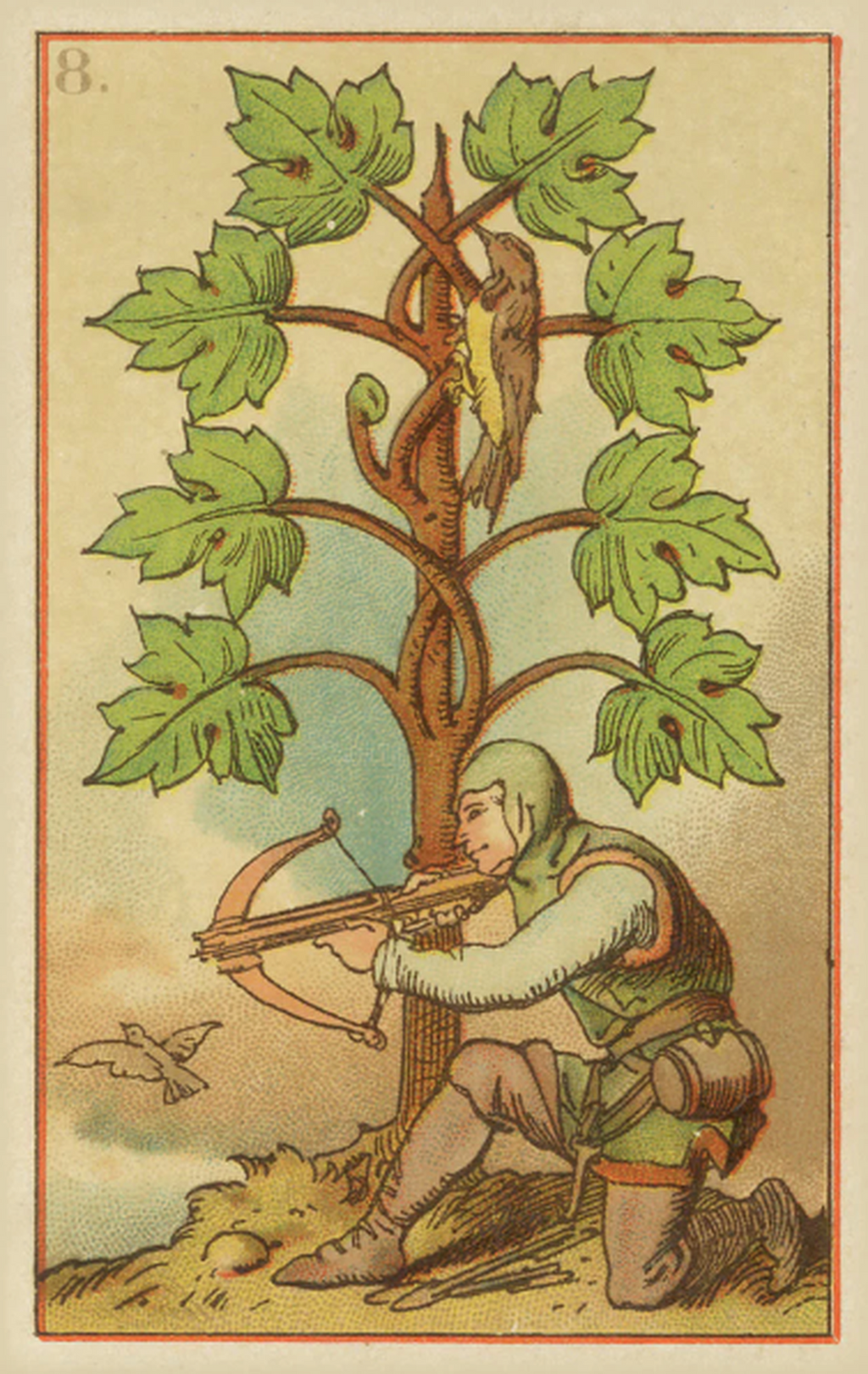 Medieval Oracle Medieval Fortune Telling Cards – The Empress & Wolf