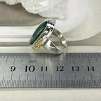 Gold And Silver Kyanite Ring