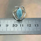 Delicate Larimar Ring